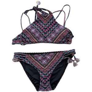 La Vie En Rose halter bikini top (small) and bottom (medium)